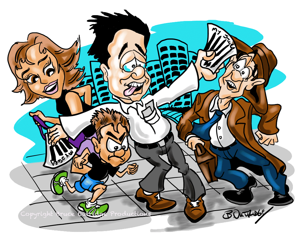 Unique cartoon by Bruce Outridge