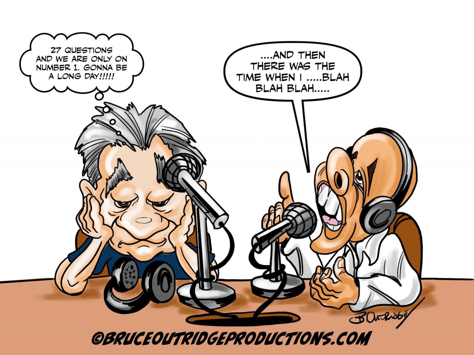 Runaway Guest Cartoon by Bruce Outridge