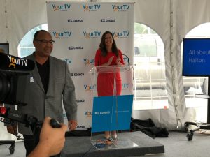 Bruce walking off stage