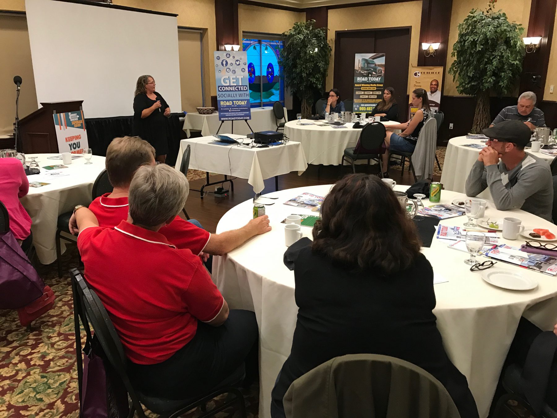 Shelly presents to a full house