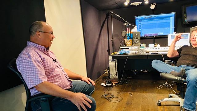 Michael Shotton in the Studio